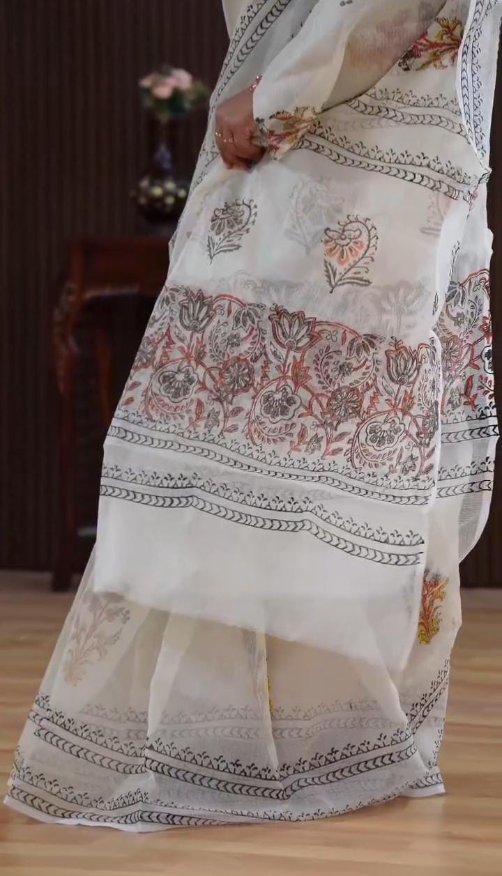 Traditional Kota Doria Saree | DC-7061