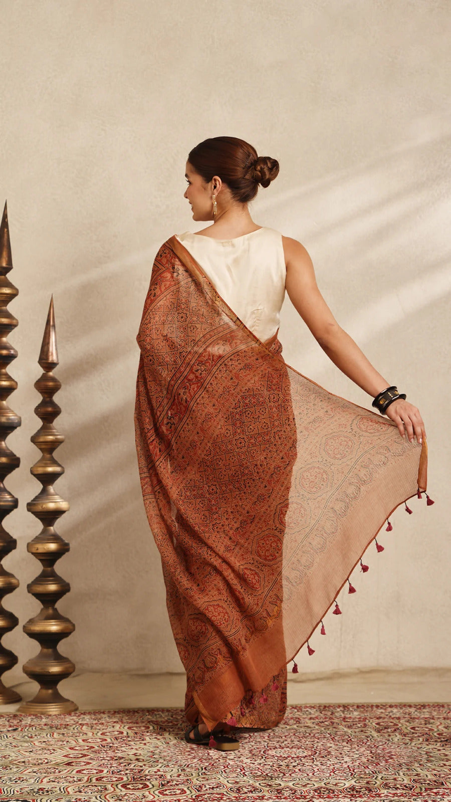 Traditional Kota Doria Saree | DC-7054