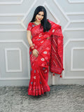 Halfsilk Saree With Blouse BS-8023